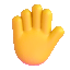 raised hand Slack emoji
