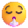 face exhaling Slack emoji