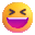 grinning squinting face Slack emoji