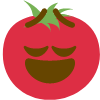 relaxed tomato Slack emoji
