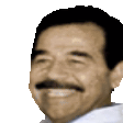 saddam smile sneaky Slack emoji