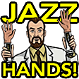 jazz hands Slack emoji
