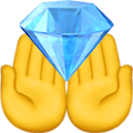 diamond hands Slack emoji