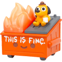 dumpster fire Slack emoji