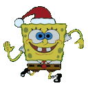 christmas sponge Slack emoji