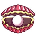 shell pearl Slack emoji