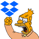 old man yells at dropbox Slack emoji
