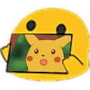 surprised pikachu blob Slack emoji