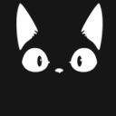 blackcat scaredawake Slack emoji