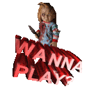 chucky wannaplay Slack emoji