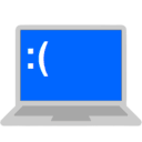 laptop down Slack emoji
