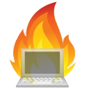 laptopfire Slack emoji