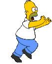 running homer simpson Slack emoji