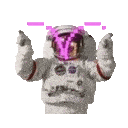 astronaut love Slack emoji