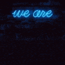 weareopen neon Slack emoji