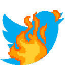 twitter on fire Slack emoji
