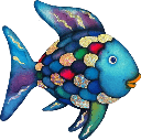 rainbow fish Slack emoji