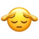 hiding my face Slack emoji