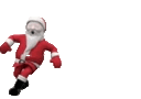 breakdancing santa Slack emoji