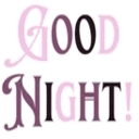 goodnight purple Slack emoji