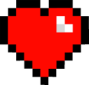 8bit heart Slack emoji