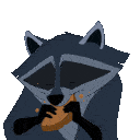 meeko hungry Slack emoji