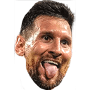 messi tongue Slack emoji