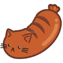 sausage cat Slack emoji
