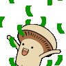 mushroom confetti Slack emoji