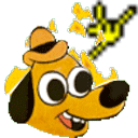 this is fine bang Slack emoji
