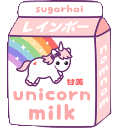 unicorn milk Slack emoji