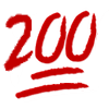 hundred points celebrate Slack emoji
