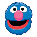 grover transparent Slack emoji