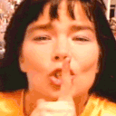 bjork shh Slack emoji