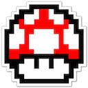 mario mushroom Slack emoji