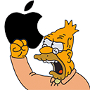 old man yells at apple Slack emoji