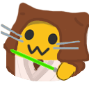 meow jedi hood Slack emoji