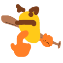 have a thonk get the bonk Slack emoji