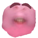 pink idiot eyebrows Slack emoji