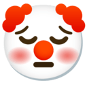 sad clown Slack emoji