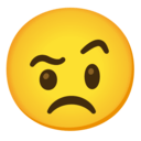mad raised eyebrow Slack emoji