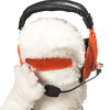duck streamer headset Slack emoji