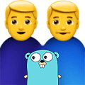 family man man gopher Slack emoji