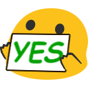 butwiththewordfineinsteadofyes Slack emoji