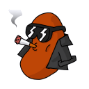 coolest bean Slack emoji