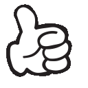 thumbs up mouse Slack emoji