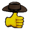 cowboy thumbs up Slack emoji