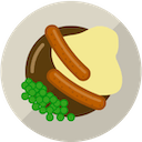 bangers and mash Slack emoji