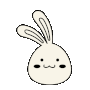 bunny wave Slack emoji