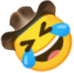 rofl cowboy Slack emoji